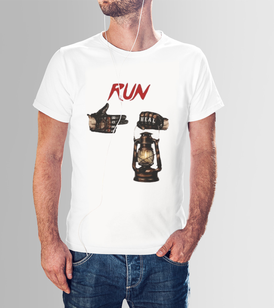 RUN Bray Wyatt Hurt Heal Lantern Mashup T-Shirt