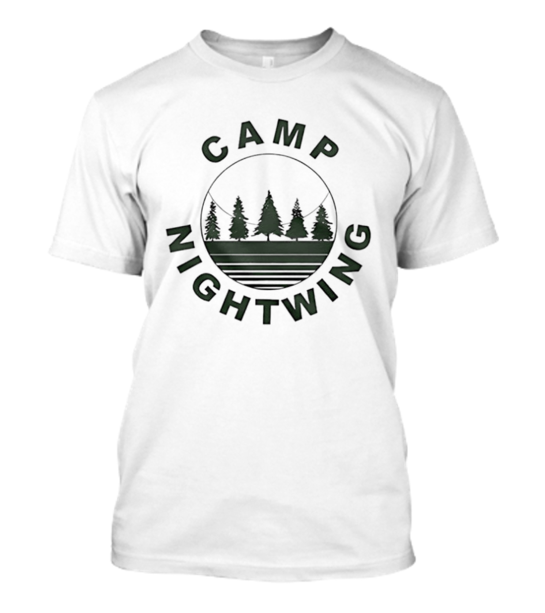 Camp Nightwing Fear Street Part 2 1978 Retro Trees T-Shirt