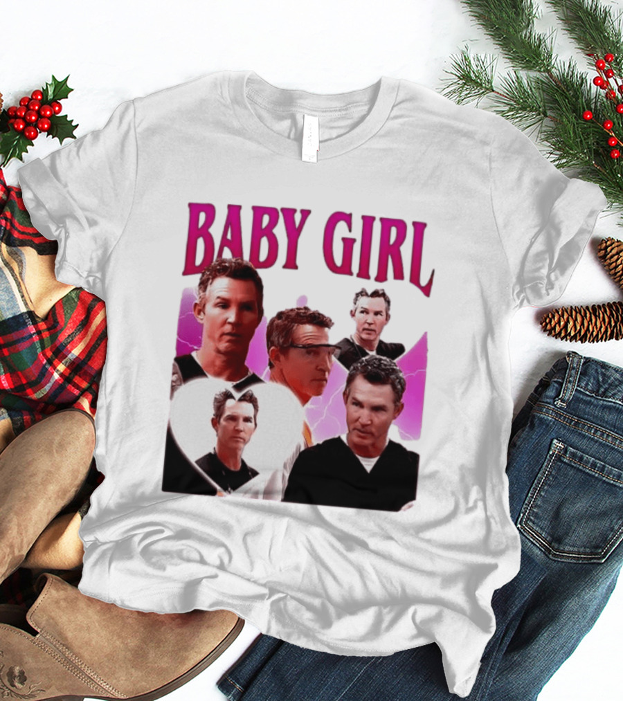 BABY GIRL Dr. Jack Abbot Collage Fashion Trend T-Shirt