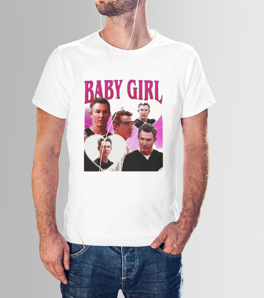 BABY GIRL Dr. Jack Abbot Collage Fashion Trend T-Shirt