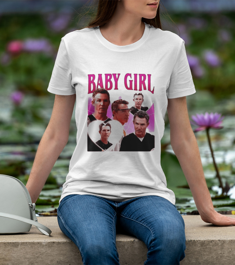 BABY GIRL Dr. Jack Abbot Collage Fashion Trend T-Shirt