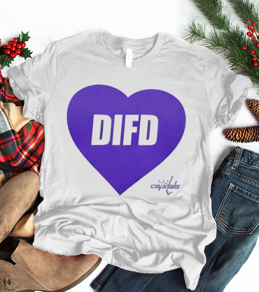 Washington Capitals DIFD Purple Heart T-Shirt