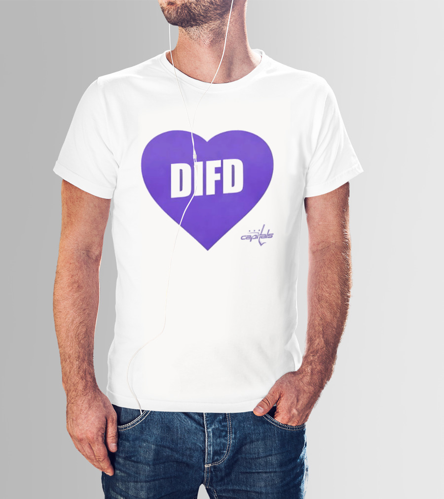 Washington Capitals DIFD Purple Heart T-Shirt