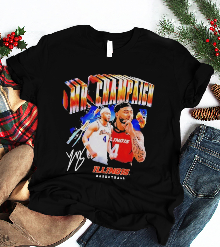 Mr Champaign Kylan Boswell Illinois Basketball T-Shirt