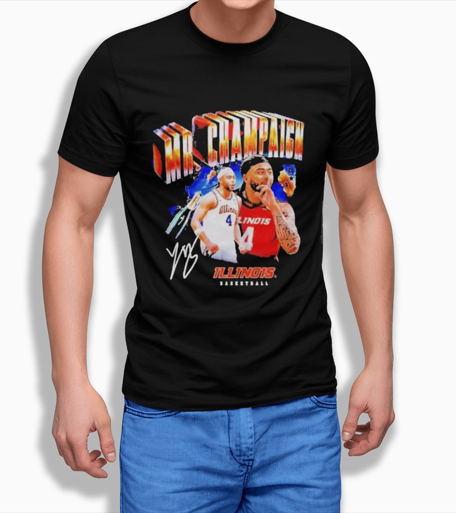 Mr Champaign Kylan Boswell Illinois Basketball T-Shirt