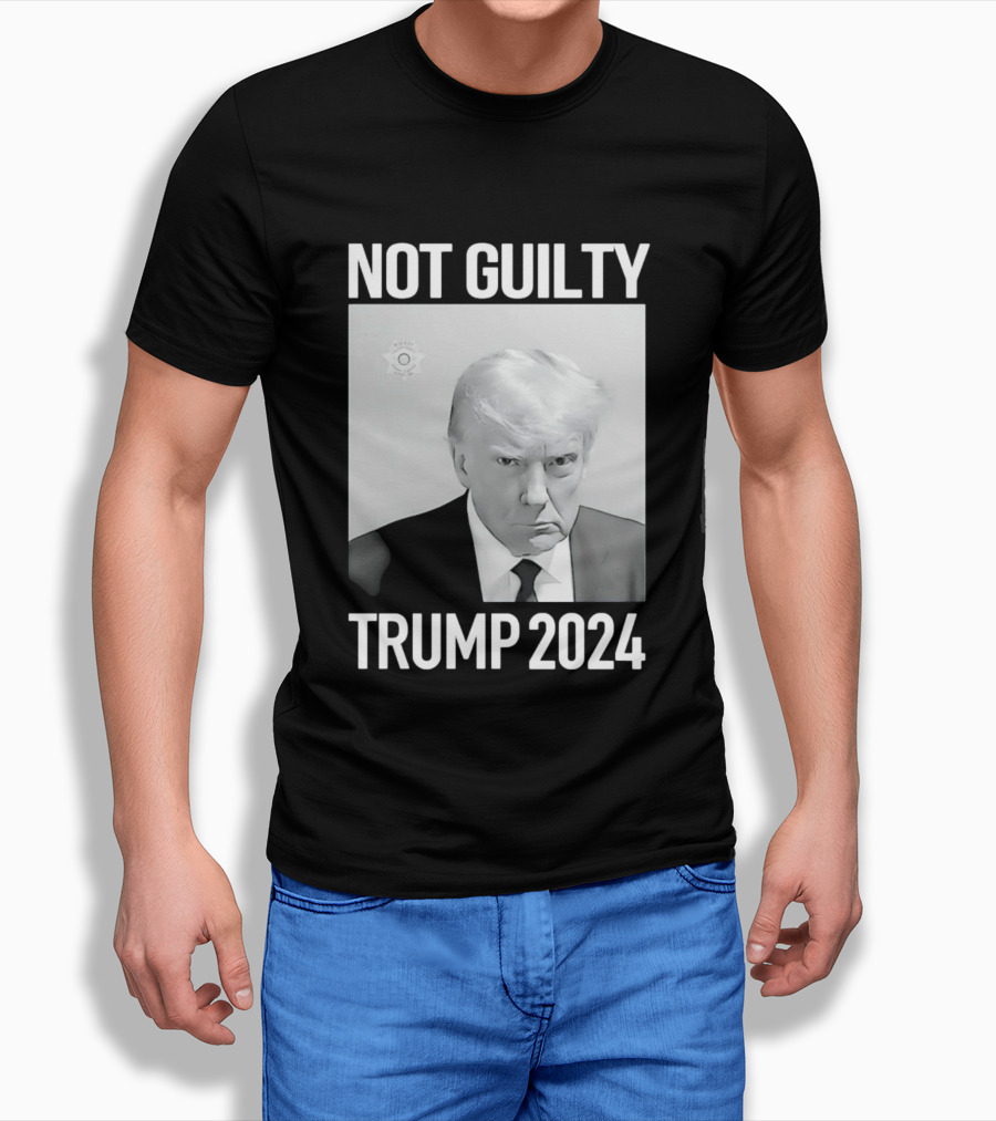 Not Guilty Donald Trump 2024 Campaign T-Shirt