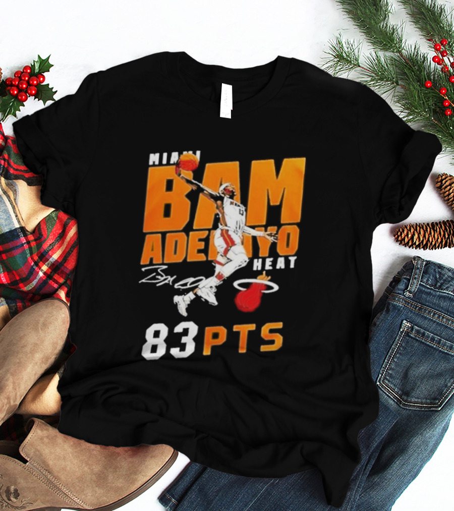 Miami Heat Bam Adebayo 83 Points Celebration T-Shirt