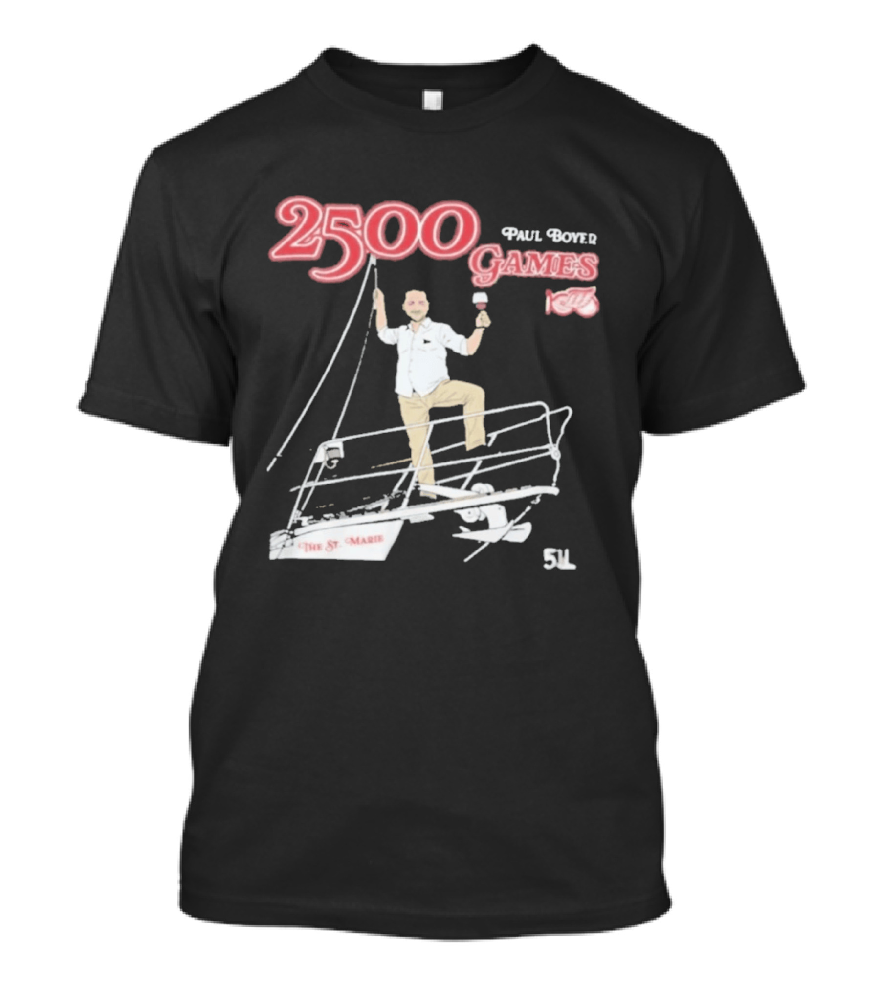 2500 Games Paul Boyer The St. Marie T-Shirt