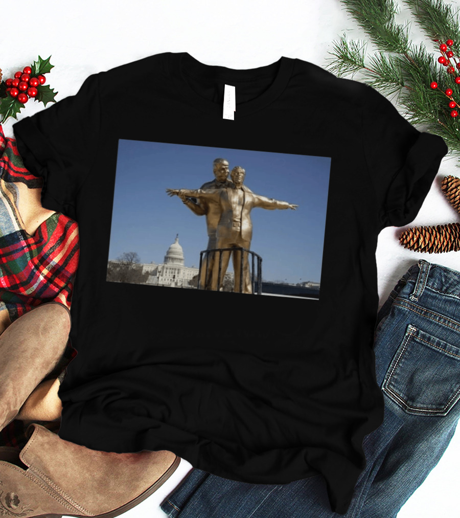 Top Trump Epstein Titanic Capitol Hill Statue T-Shirt