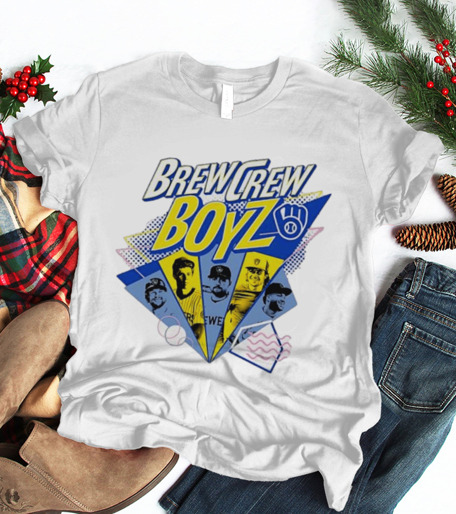 Brew Crew Boyz 2026 Brewers Night Baseball Icons Celebration T-Shirt