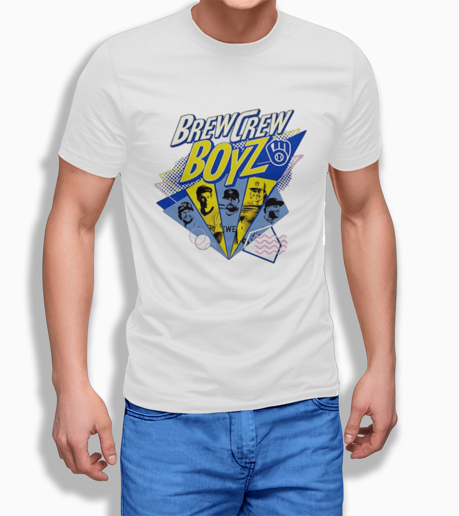 Brew Crew Boyz 2026 Brewers Night Baseball Icons Celebration T-Shirt