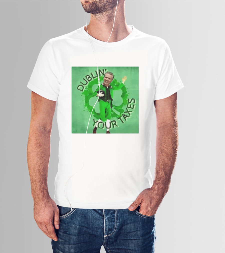 Gavin Newsom Dublin Your Taxes Leprechaun St Patrick's Day T-Shirt