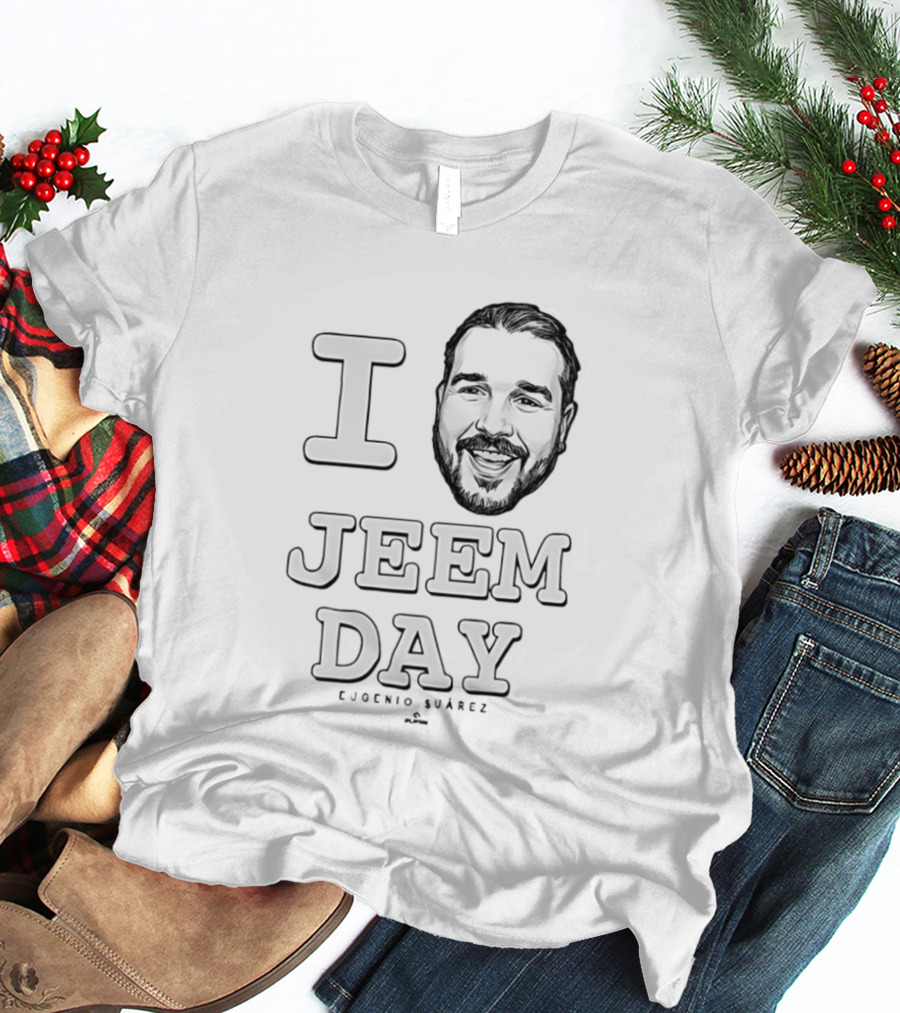 I Love Jeem Day Eugenio Suarez Cincinnati Big Head T-Shirt