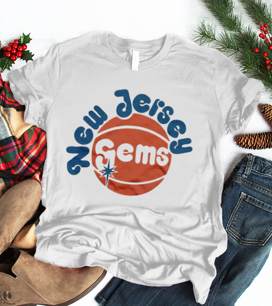 New Jersey Gems Basketball Vintage WPBL T-Shirt