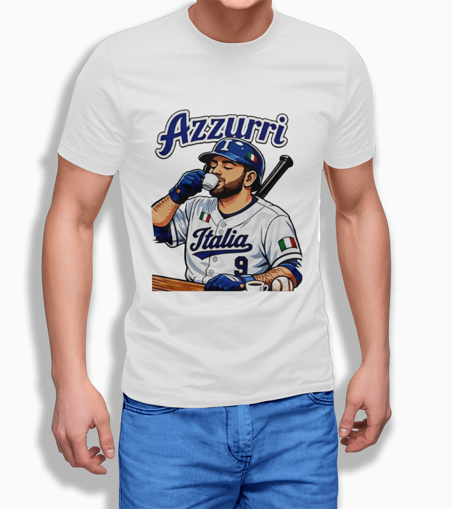 Italia Azzurri WBC Baseball Vinnie Pasquantino 2026 T-Shirt