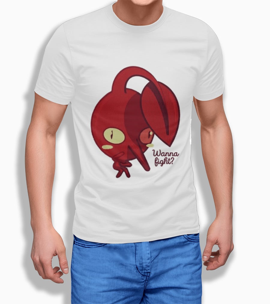 Red Pikmin Wanna Fight Video Game T-Shirt