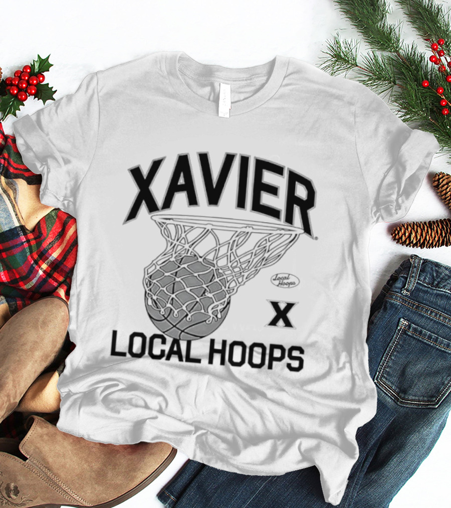 Xavier Basketball Local Hoops Team Spirit T-Shirt
