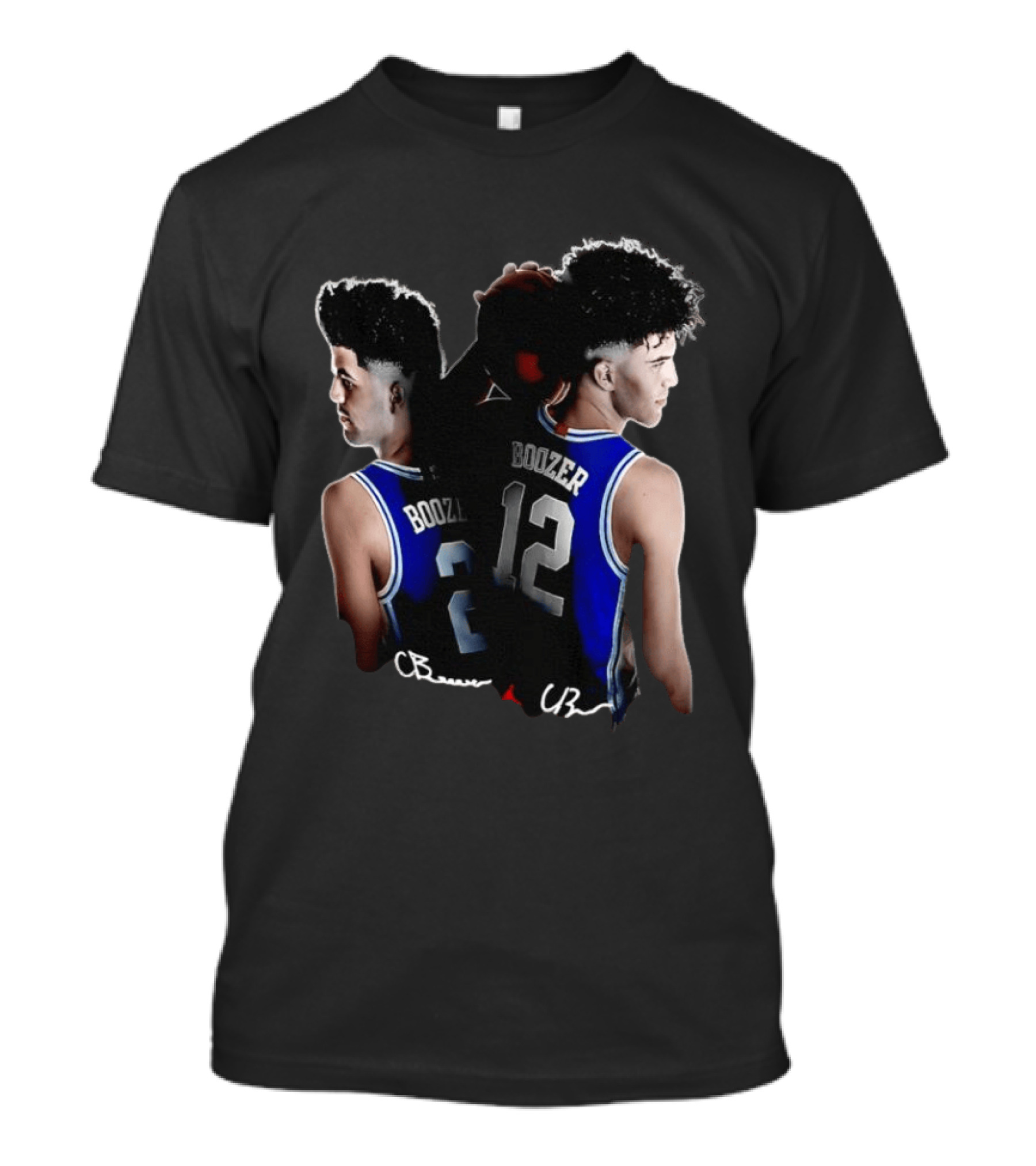 Cayden Boozer 2 Cameron Boozer 12 Jordan Basketball CB Identities T-Shirt