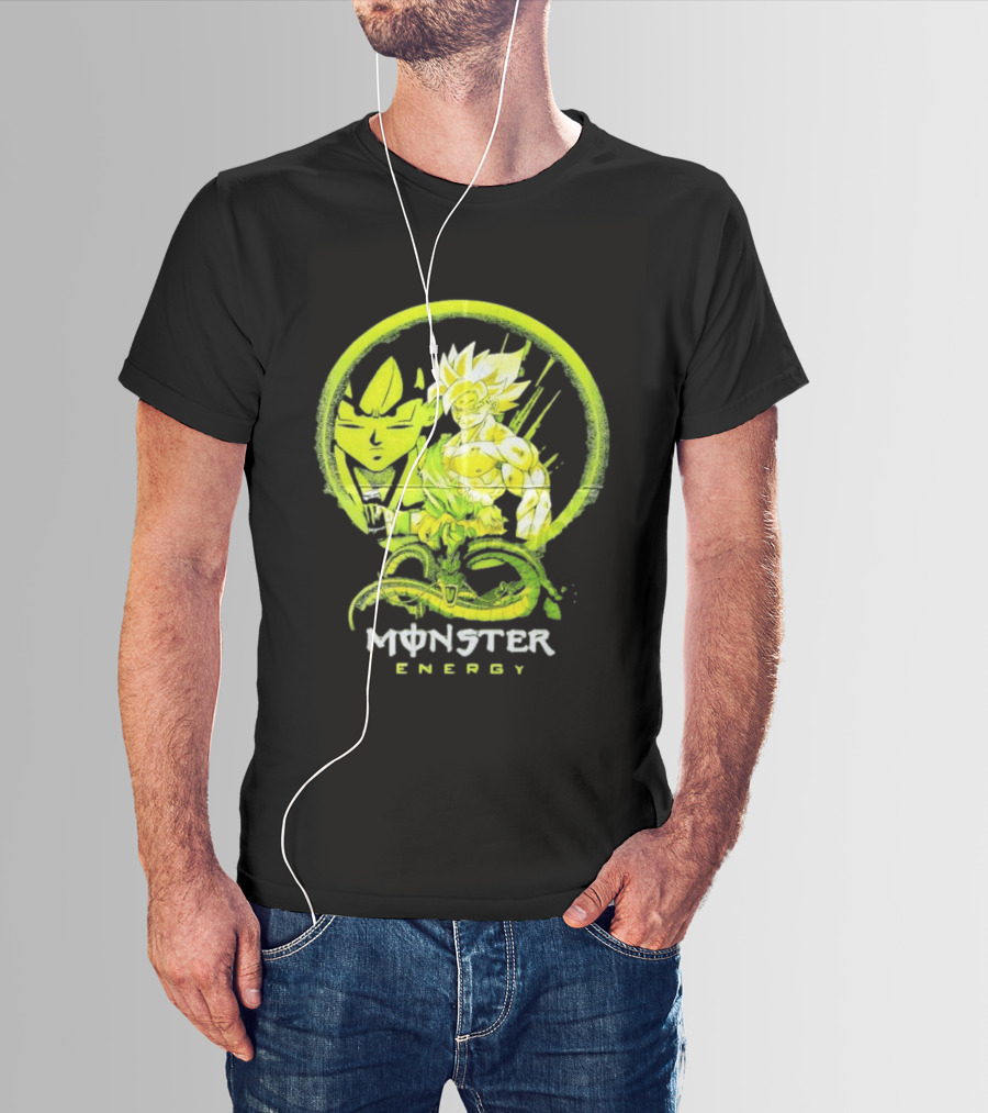 Songoku Dragon Ball Monster Energy Shenron Fusion T-Shirt