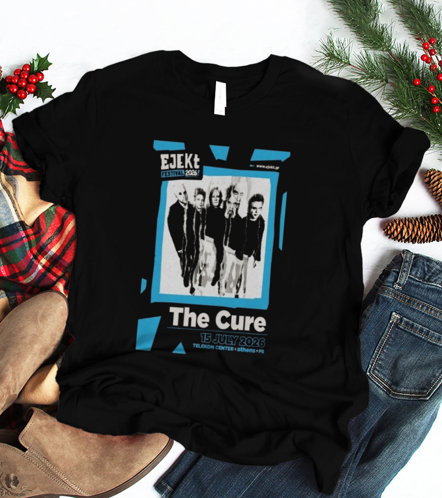 EJEKT Festival 2026 The Cure 15 July Telekom Center Athens T-Shirt