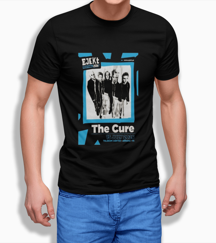 EJEKT Festival 2026 The Cure 15 July Telekom Center Athens T-Shirt