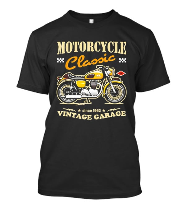 Motorcycle Classic Vintage Garage Since 1962 T-Shirt