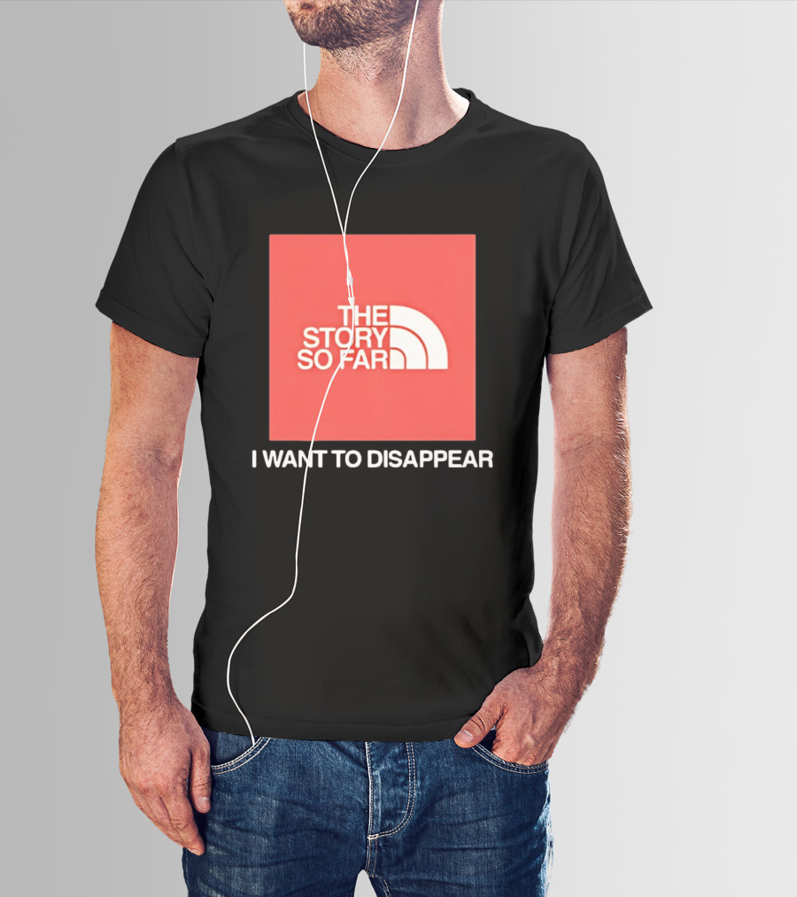 The Story So Far I Want To Disappear Red And White T-Shirt