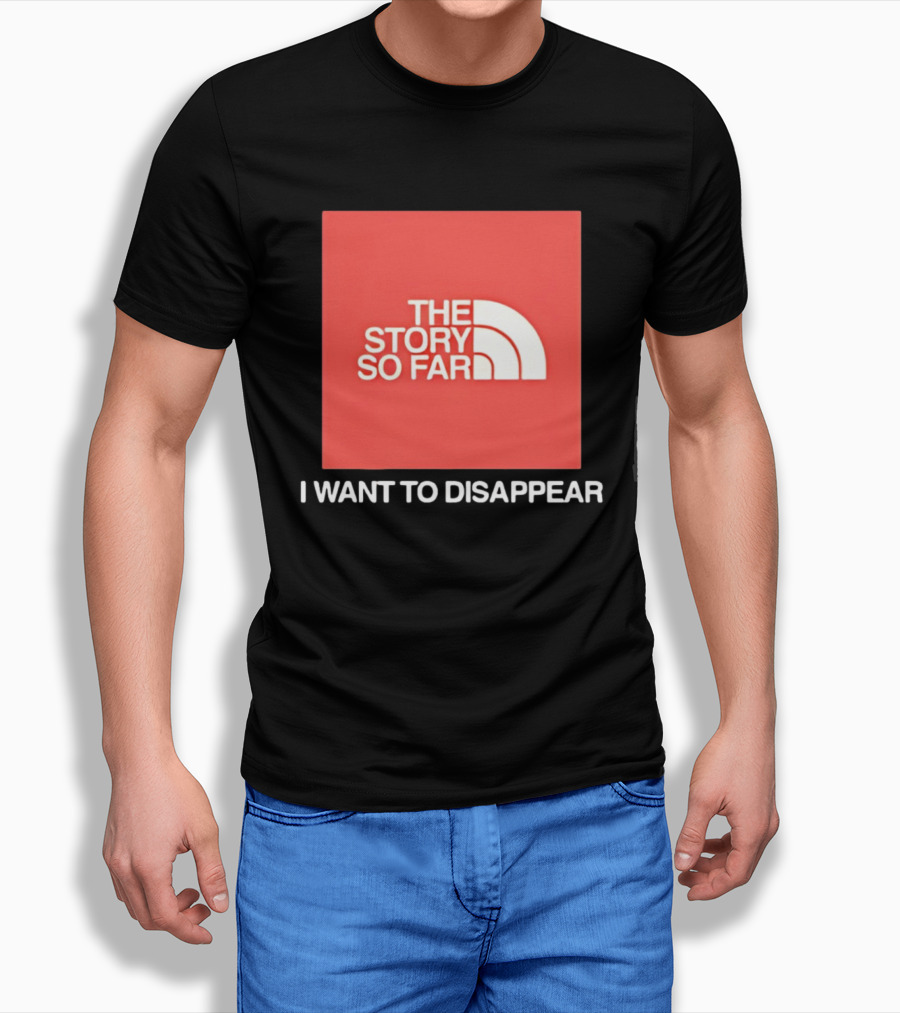 The Story So Far I Want To Disappear Red And White T-Shirt