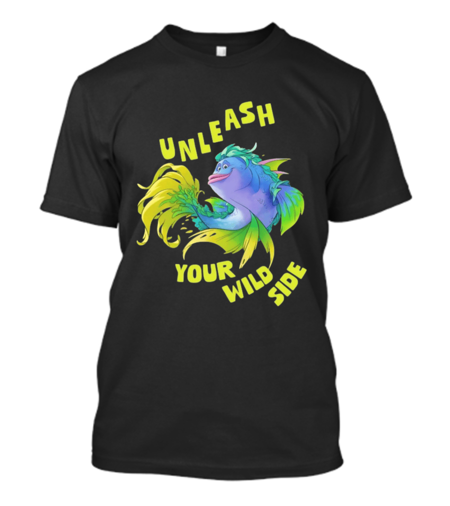 Unleash Your Wild Side Vibrant Fish Adventure T-Shirt
