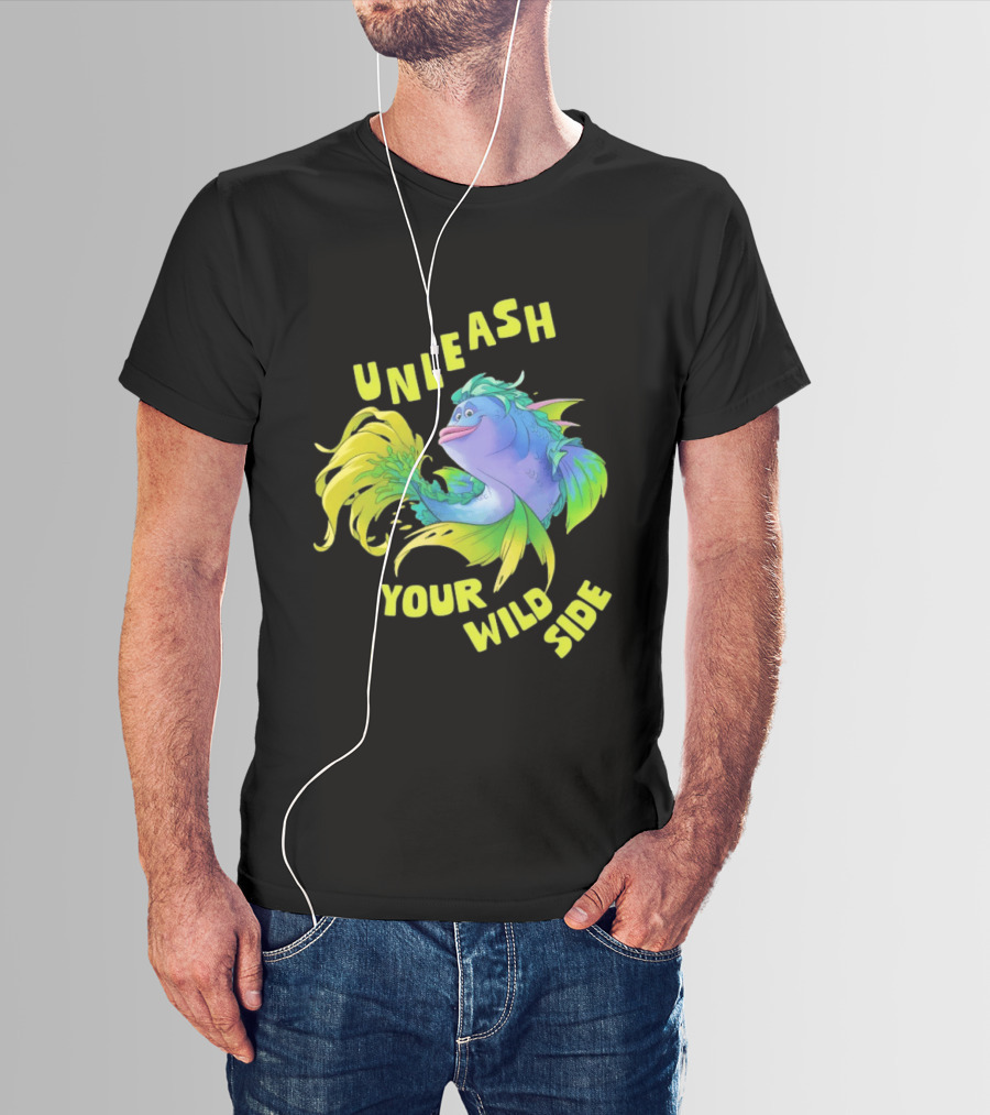 Unleash Your Wild Side Vibrant Fish Adventure T-Shirt