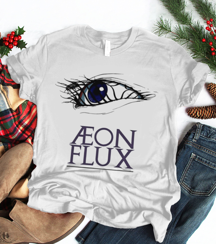 Aeon Flux Eye Key Bioworld Blue Eye T-Shirt