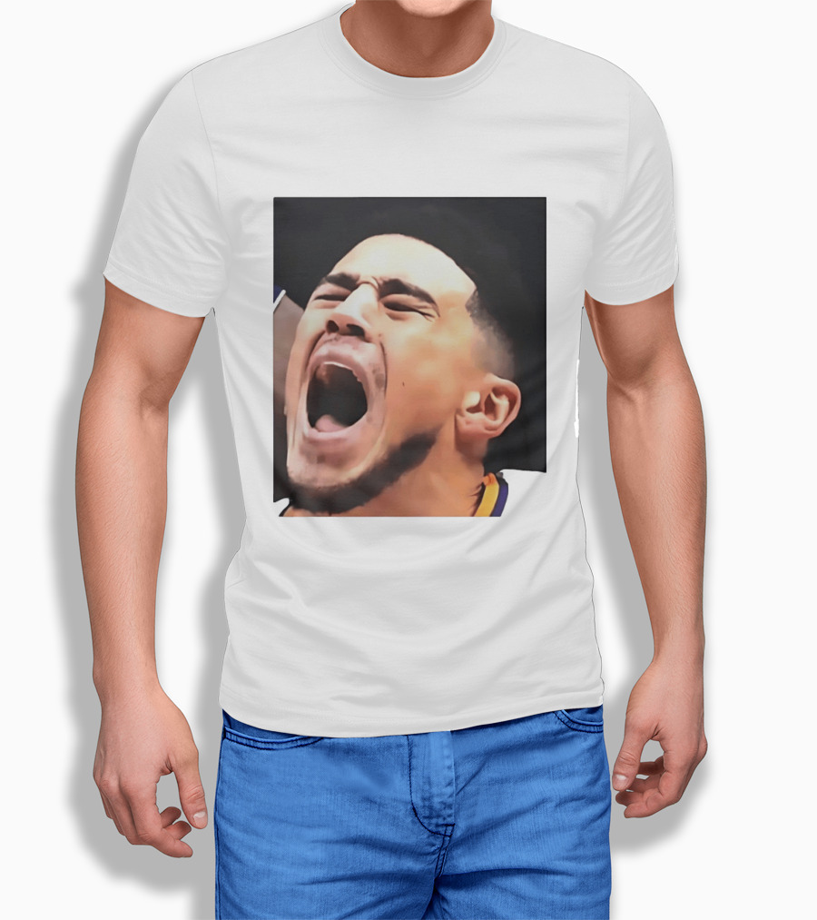 Phoenix Suns Devin Booker Big Face Basketball T-Shirt