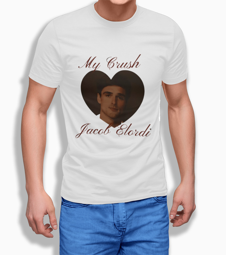 My Crush Jacob Elordi Heart T-Shirt