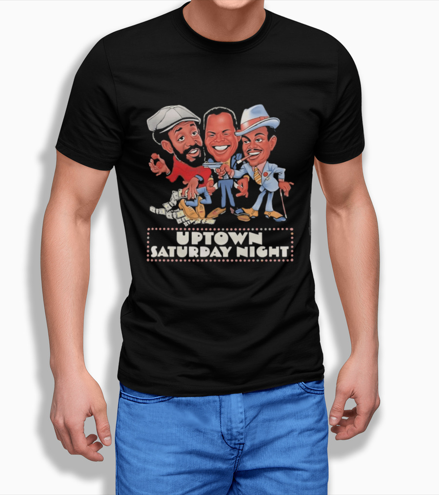 Uptown Saturday Night Caricature Preach Cochise Cooley High T-Shirt