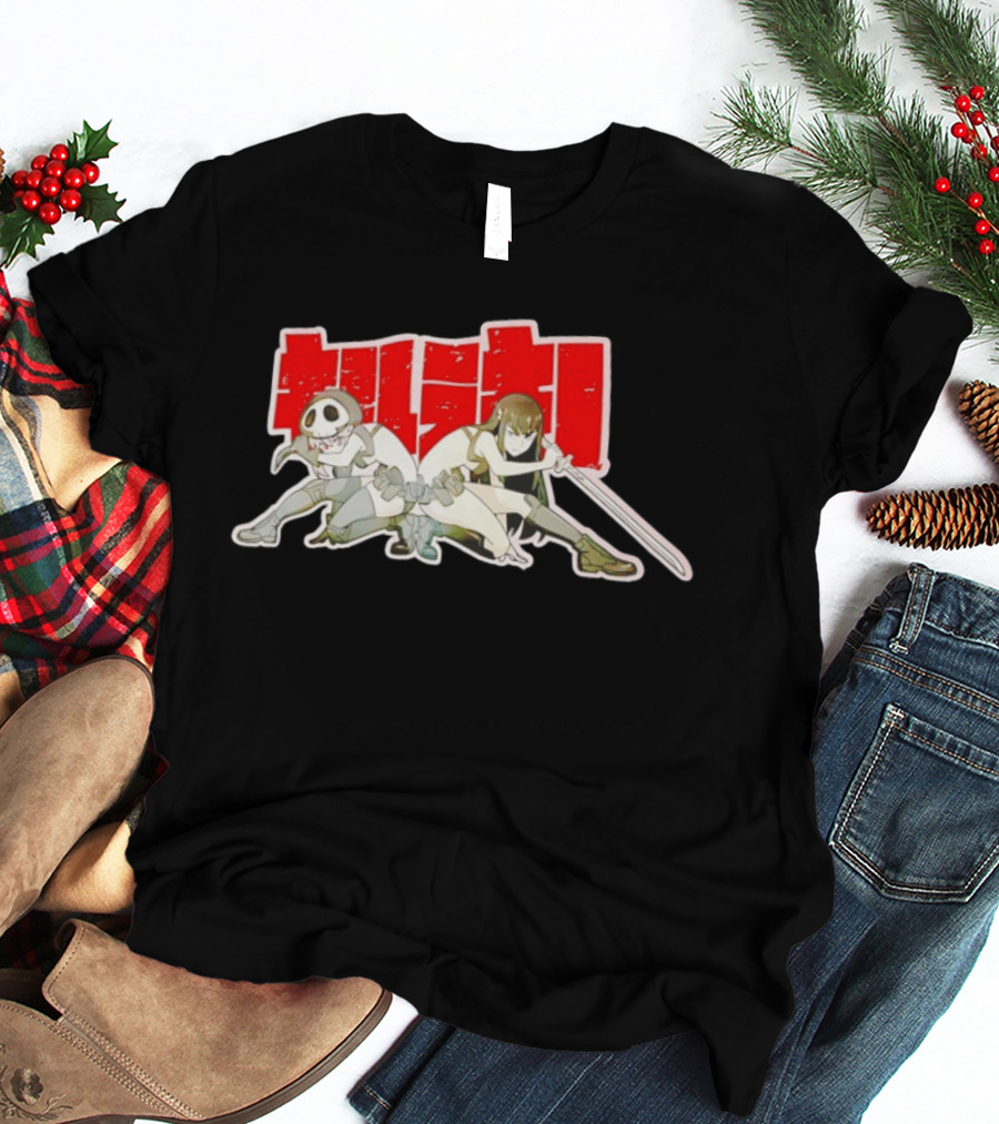 Makoto Kurokawa Twin Star Exorcists Anime Characters Katana Sword And Mask T-Shirt