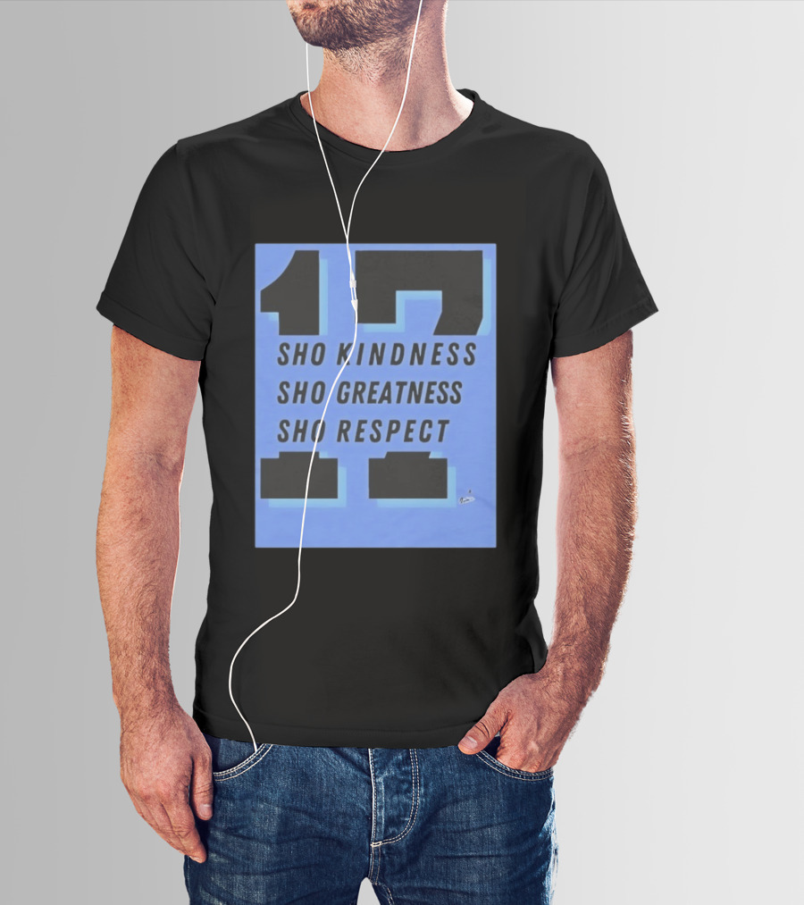 Shohei Ohtani 17 Sho Kindness Greatness Respect Dodgers T-Shirt