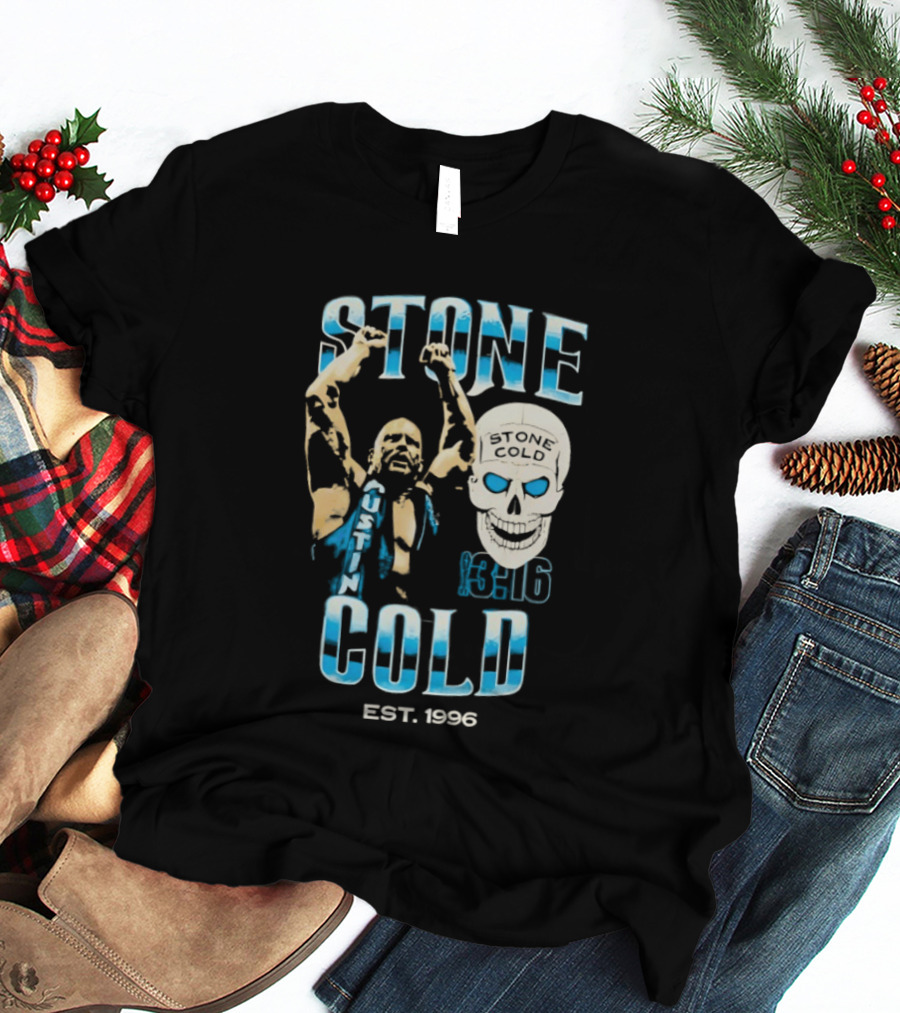 Stone Cold Steve Austin 3 16 Skull Est 1996 T-Shirt