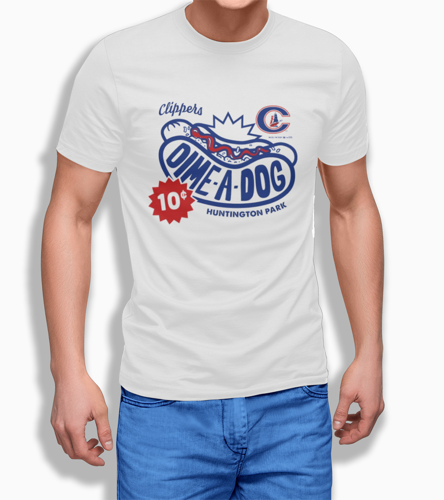 Clippers Dime A Dog 10¢ Huntington Park T-Shirt