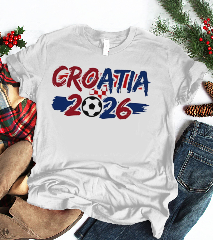 Croatia World Cup 2026 Soccer Team Fan Gear T-Shirt