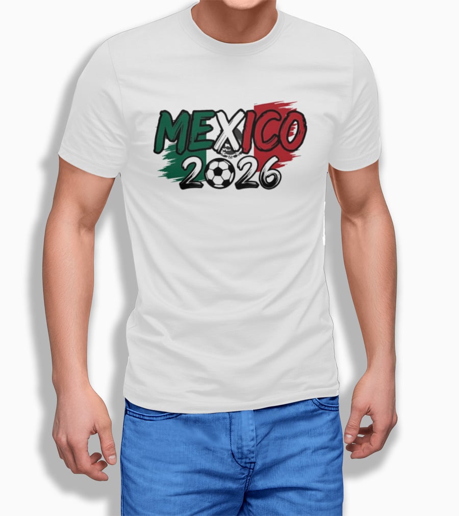 Mexico 2026 Soccer Fan Celebration National Team T-Shirt