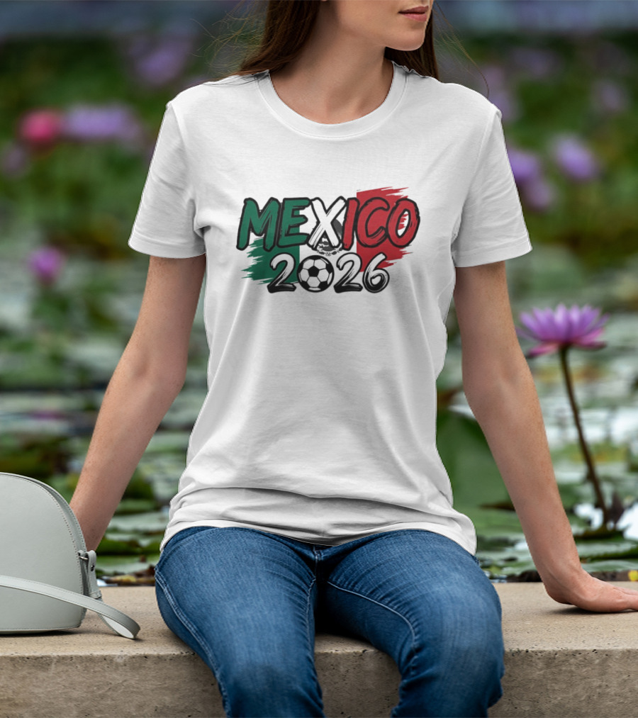 Mexico 2026 Soccer Fan Celebration National Team T-Shirt