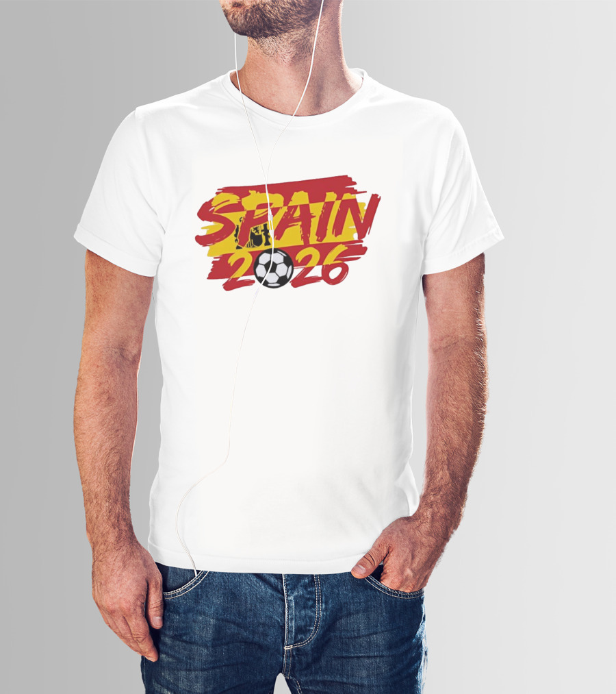 Spain 2026 World Cup Soccer Football Team T-Shirt