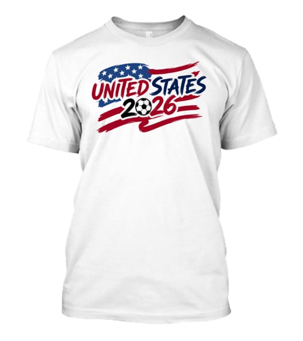 United States 2026 Soccer World Cup Stars And Stripes T-Shirt