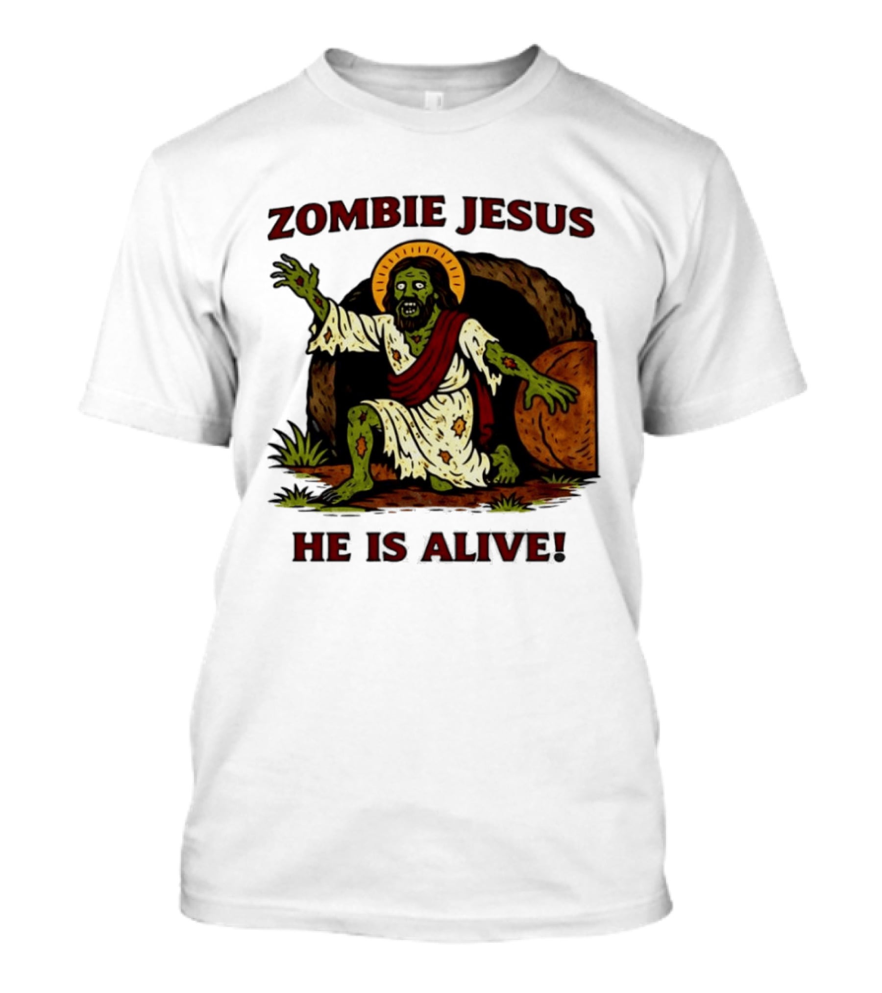 Zombie Jesus He Is Alive Resurrection Meme T-Shirt