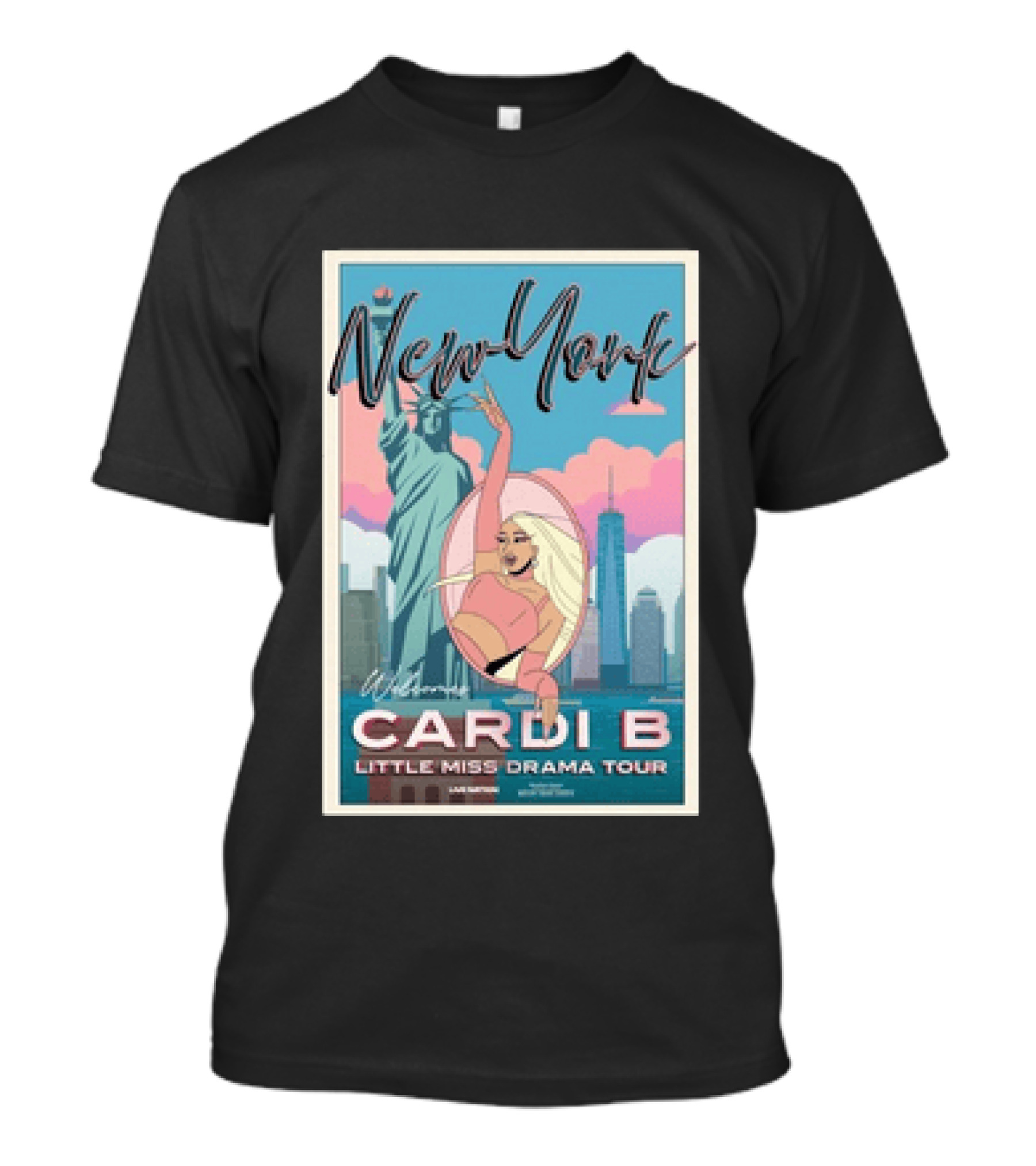 New York Cardi B Little Miss Drama Tour 2026 Madison Square Garden March 26 2026 T-Shirt