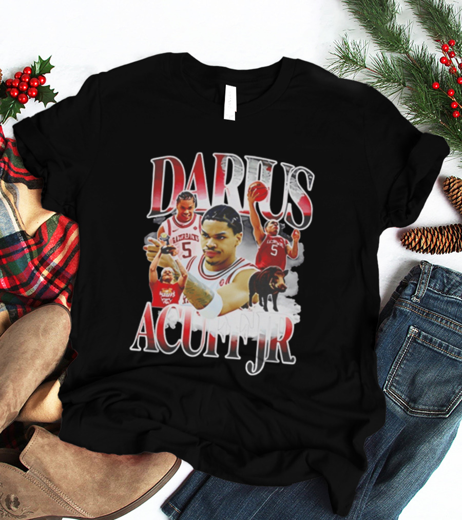 Darus Acuff Jr Arkansas Razorbacks Basketball Player Highlights T-Shirt