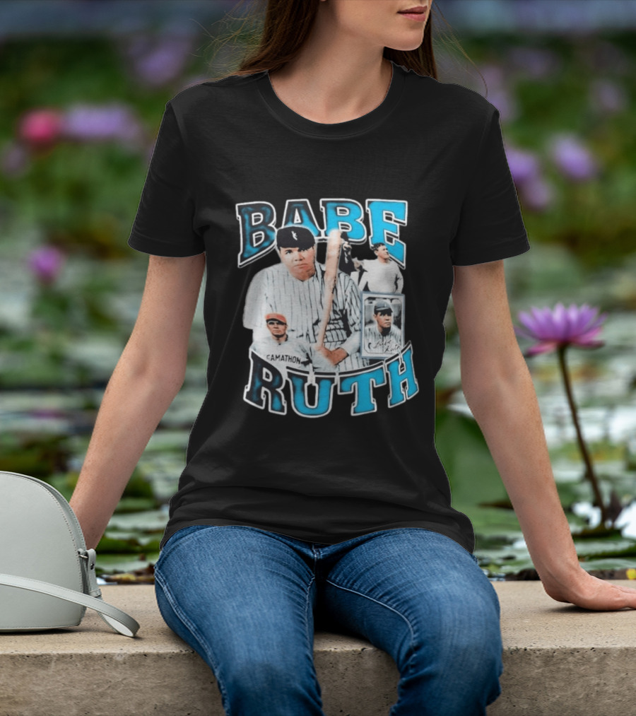 Babe Ruth New York Yankees Iconic Baseball Legend T-Shirt