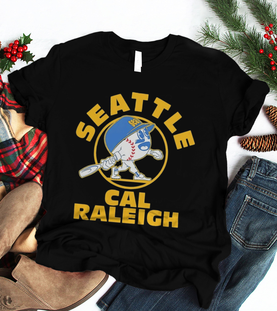 Seattle Mariners Cal Raleigh Baseball T-Shirt
