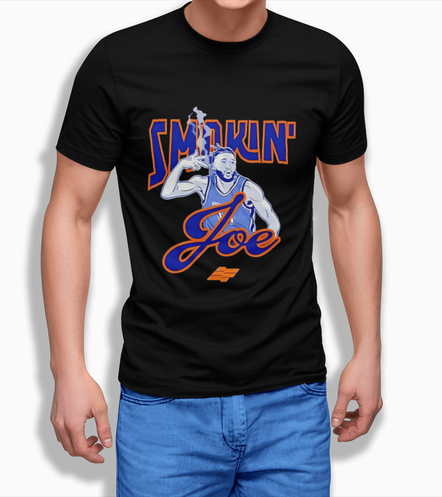 Smokin' Joe Basketball Iconic Athlete Smoke Gesture T-Shirt