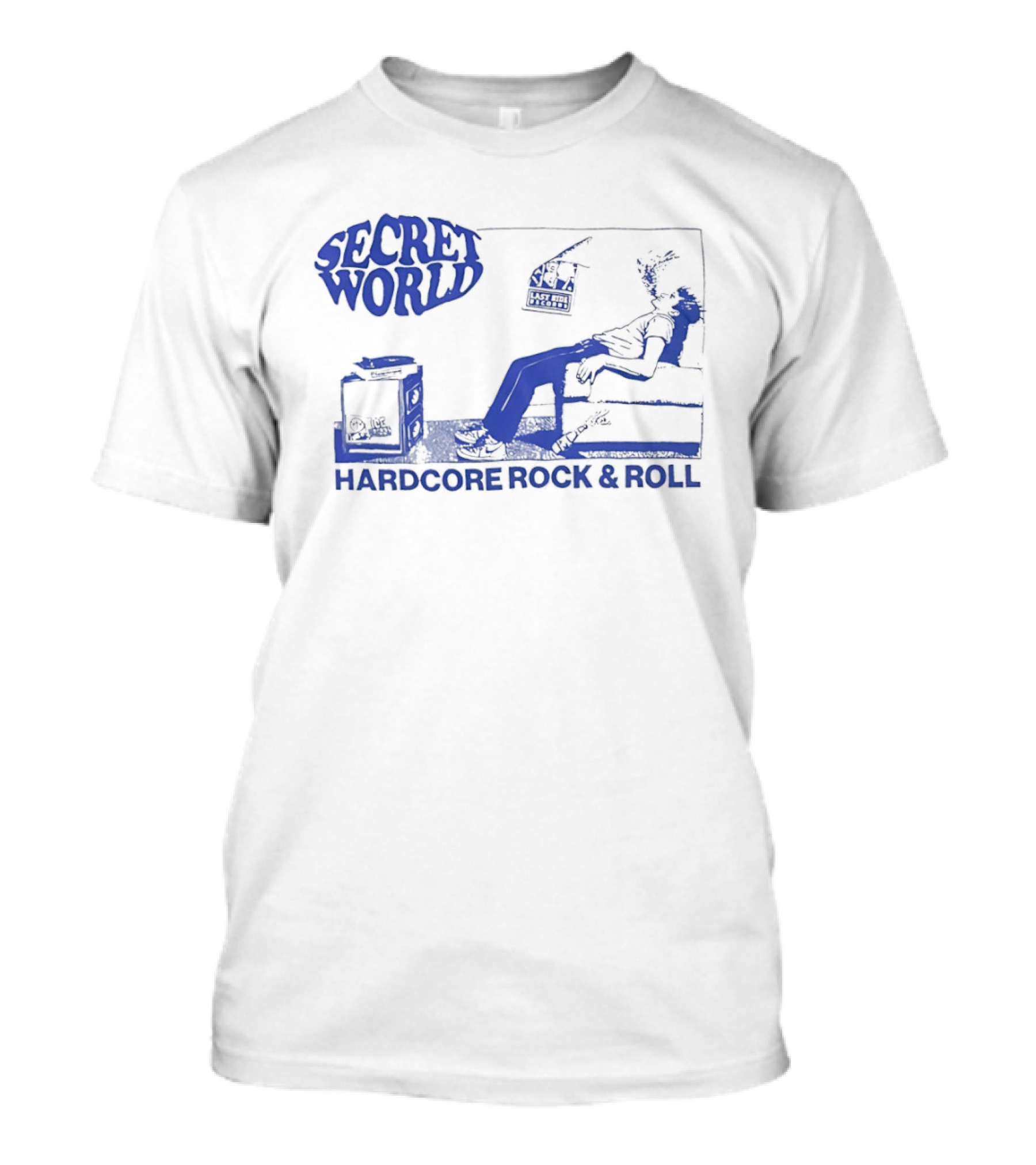 Secret World Hardcore Rock & Roll Tour 2026 Dallas Texas Drain Headline Is Your Friend T-Shirt